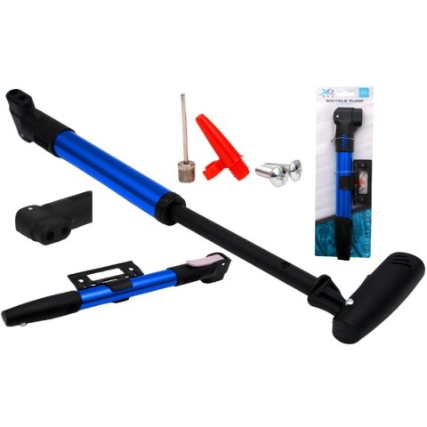 POMPKA ROWEROWA MINI ALU XQMAX NIEBIESKA POMPKA ROWEROWA MINI ALU XQMAX NIEBIESKA