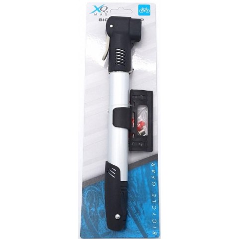 POMPKA ROWEROWA MINI ALU XQMAX SREBRNA POMPKA ROWEROWA MINI ALU XQMAX SREBRNA