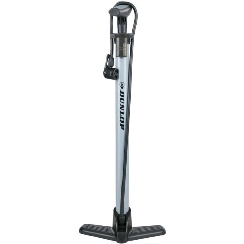 POMPKA WARSZTATOWO ROWEROWA DUNLOP 140 PSI (9.6BAR) SZARY POMPKA WARSZTATOWO ROWEROWA DUNLOP 140 PSI (9.6BAR) SZARY