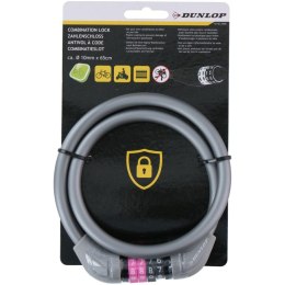 ZAPIĘCIE ROWEROWE DUNLOP LINKA SZYFR 1.0x65CM - SZARY