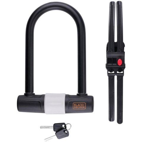 ZAPIĘCIĘCIE ROWEROWE U-LOCK 140X250mm BLACK+DECKER ZAPIĘCIĘCIE ROWEROWE U-LOCK 140X250mm BLACK+DECKER