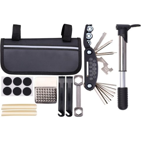 ZESTAW NARZĘDZI ROWEROWYCH 14 ELEMENTÓW W ETUI BICYCLE GEAR ZESTAW NARZĘDZI ROWEROWYCH 14 ELEMENTÓW W ETUI BICYCLE GEAR