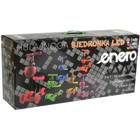HULAJNOGA BALANSOWA JEŹDZIK 3W1 ENERO BIEDRONKA CZERWONA HULAJNOGA BALANSOWA JEŹDZIK 3W1 ENERO BIEDRONKA CZERWONA