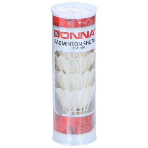 LOTKA BADMINTON Z PIÓR DONNAY 5SZT BIAŁA LOTKA BADMINTON Z PIÓR DONNAY 5SZT BIAŁA