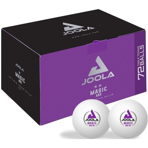 PIŁECZKI DO TENISA STOŁOWEGO JOOLA MAGIC ABS 72SZT BIAŁE PIŁECZKI DO TENISA STOŁOWEGO JOOLA MAGIC ABS 72SZT BIAŁE