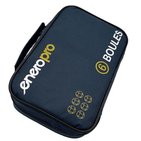 KULE DO GRY 6 SZT- BOULE PETANQUE CZARNE POKROWIEC ENERO PRO KULE DO GRY 6 SZT- BOULE PETANQUE CZARNE POKROWIEC ENERO PRO