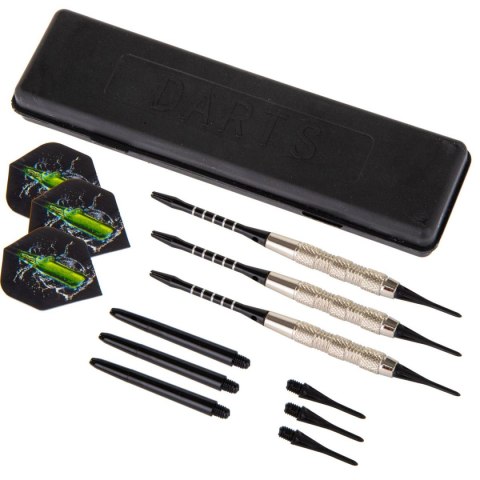 RZUTKI LOTKI PLASTIKOWE DART 3 SZT. 18G W PUDEŁKU ENERO CZARNE RZUTKI LOTKI PLASTIKOWE DART 3 SZT. 18G W PUDEŁKU ENERO CZARNE
