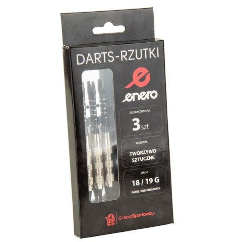 RZUTKI LOTKI PLASTIKOWE DART 3 SZT. 18G W PUDEŁKU ENERO CZARNE RZUTKI LOTKI PLASTIKOWE DART 3 SZT. 18G W PUDEŁKU ENERO CZARNE
