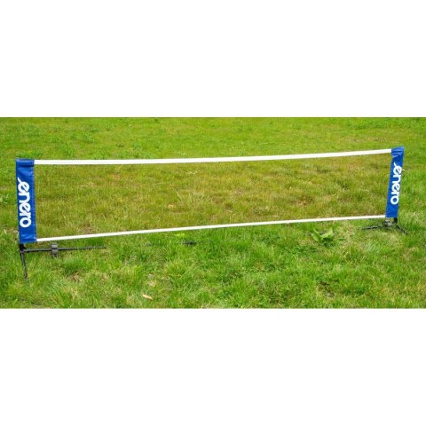 SIATKA ZE SŁUPKAMI ENERO 310X73CM 2W1 DO TENISA ZIEMNEGO, SIATKONOGI SIATKA ZE SŁUPKAMI ENERO 310X73CM 2W1 DO TENISA ZIEMNEGO, SIATKONOGI