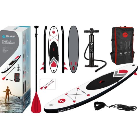 ZESTAW DESKA SUP 150KG DMUCHANA 305x71x15CM PURE 4 FUN ZESTAW DESKA SUP 150KG DMUCHANA 305x71x15CM PURE 4 FUN