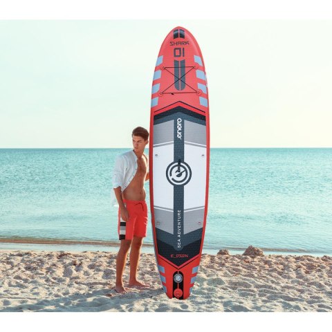ZESTAW - DESKA SUP DMUCHANA ENERO 320x76x15CM SHARK ZESTAW - DESKA SUP DMUCHANA ENERO 320x76x15CM SHARK