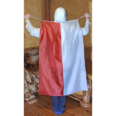 PELERYNA KIBICA POLSKA 120X80CM PELERYNA KIBICA POLSKA 120X80CM