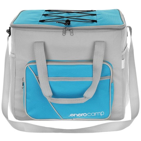 TORBA TERMICZNA 36x25x33CM BŁEKITNO SZARA 30L ENERO CAMP TORBA TERMICZNA 36x25x33CM BŁEKITNO SZARA 30L ENERO CAMP