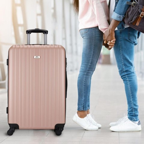 ZESTAW 2 WALIZEK 18 i 26 CALE SLAZENGER ROSE GOLD ZESTAW 2 WALIZEK 18 i 26 CALE SLAZENGER ROSE GOLD
