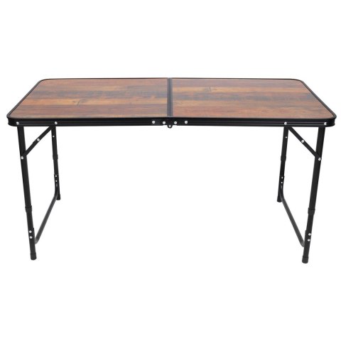 STOLIK TURYSTYCZNY SKŁADANY KEMPINGOWY 120X60X70/62/55CM DREWNO STOLIK TURYSTYCZNY SKŁADANY KEMPINGOWY 120X60X70/62/55CM DREWNO