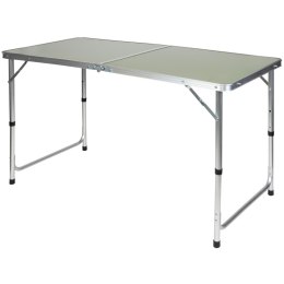 STOLIK TURYSTYCZNY SKŁADANY KEMPINGOWY 120X60X70/62/55CM ZIELONY
