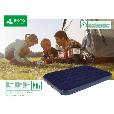 MATERAC FLOKOWANY 2-OSOBOWY 203x152x22CM 20256-1 MATERAC FLOKOWANY 2-OSOBOWY 203x152x22CM 20256-1