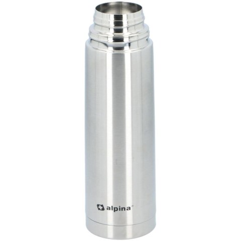 TERMOS TERMICZNY TURYSTYCZNY ALPINA 750ML SREBRNY TERMOS TERMICZNY TURYSTYCZNY ALPINA 750ML SREBRNY