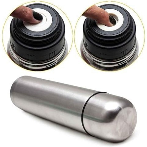 TERMOS TURYSTYCZNY 1000ML Z 2 KUBKAMI SREBRNY TERMOS TURYSTYCZNY 1000ML Z 2 KUBKAMI SREBRNY