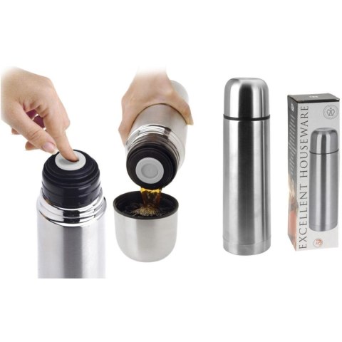 TERMOS TURYSTYCZNY 750ML SREBRNY EXCELLENT HOUSEWARE TERMOS TURYSTYCZNY 750ML SREBRNY EXCELLENT HOUSEWARE