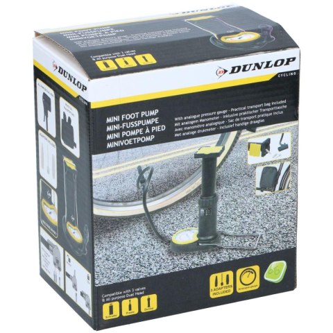 POMPKA ROWEROWA NOŻNA Z MANOMETREM DUNLOP POMPKA ROWEROWA NOŻNA Z MANOMETREM DUNLOP