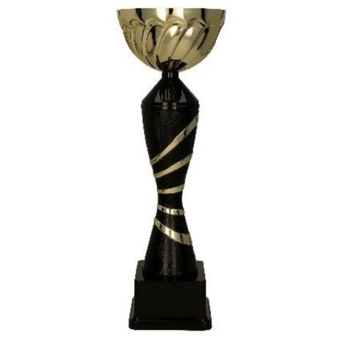 Puchar metalowy złoto-czarny ORAR BK Puchar metalowy złoto-czarny ORAR BK