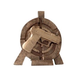 Figurka odlewana - pistolet RTY3065/BR