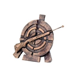 Figurka odlewana - pistolet RTY3065/BR