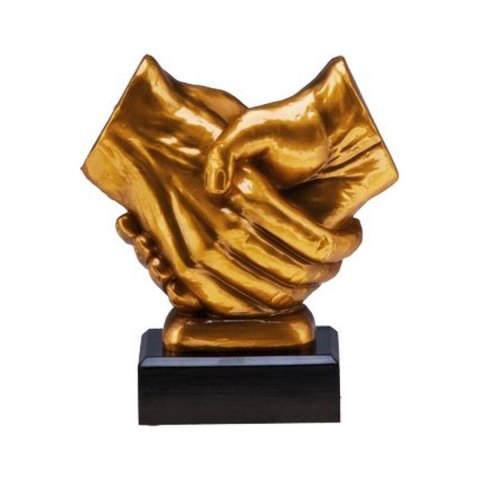 Figurka odlewana - uścisk dłoni RFST2089/G Figurka odlewana - uścisk dłoni RFST2089/G