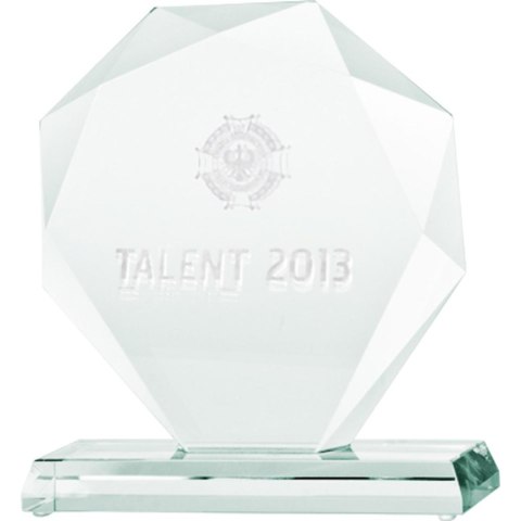 Trofeum szklane grawerowane 3D z etui Trofeum szklane grawerowane 3D z etui