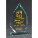 Trofeum szklane grawerowane z etui +wypełnianie farbą