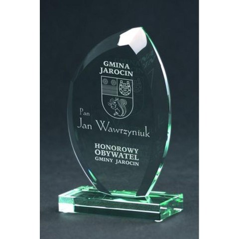 Trofeum szklane grawerowane z etui Trofeum szklane grawerowane z etui