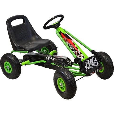 GOKART AUTO NA PEDAŁY ENERO 01 ZIELONY GOKART AUTO NA PEDAŁY ENERO 01 ZIELONY