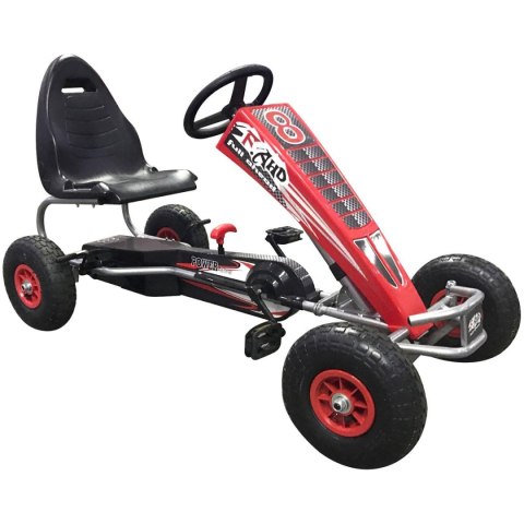 GOKART AUTO NA PEDAŁY ENERO 14 CZERWONY GOKART AUTO NA PEDAŁY ENERO 14 CZERWONY