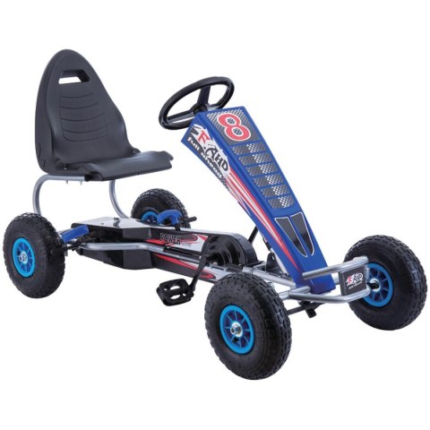 GOKART AUTO NA PEDAŁY ENERO 14 NIEBIESKI GOKART AUTO NA PEDAŁY ENERO 14 NIEBIESKI