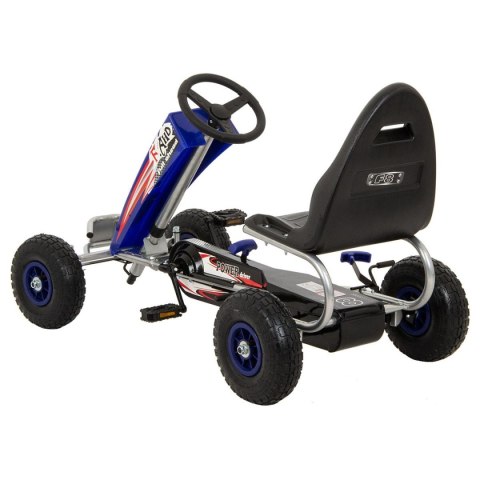 GOKART AUTO NA PEDAŁY ENERO 14 NIEBIESKI GOKART AUTO NA PEDAŁY ENERO 14 NIEBIESKI