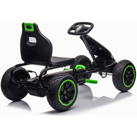 GOKART AUTO NA PEDAŁY ENERO 18 CZARNO ZIELONY GOKART AUTO NA PEDAŁY ENERO 18 CZARNO ZIELONY