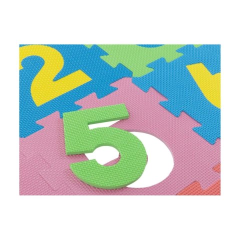 MATA PUZZLE PIANKOWE EVA 31X31CM KOLOROWA CYFRY 9 ELEMENTÓW MATA PUZZLE PIANKOWE EVA 31X31CM KOLOROWA CYFRY 9 ELEMENTÓW