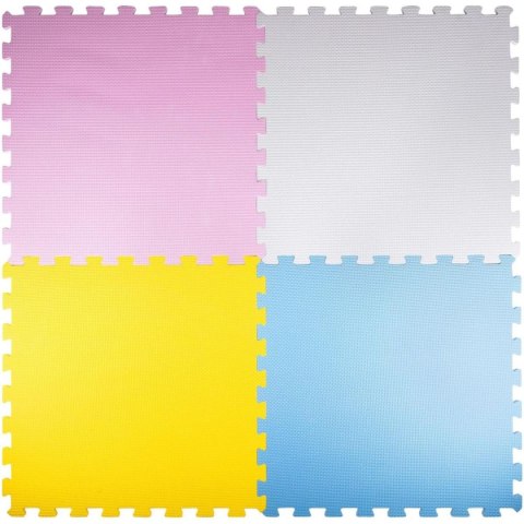 MATA PUZZLE PIANKOWE EVA 60X60 KOLORY 4 ELEMENTY Z TORBĄ MATA PUZZLE PIANKOWE EVA 60X60 KOLORY 4 ELEMENTY Z TORBĄ