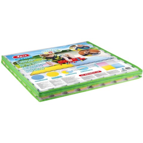 MATA PUZZLE PIANKOWE EVA 60X60 KOLORY 4 ELEMENTY Z TORBĄ MATA PUZZLE PIANKOWE EVA 60X60 KOLORY 4 ELEMENTY Z TORBĄ