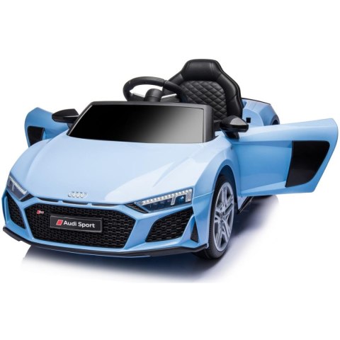 SAMOCHÓD NA AKUMULATOR LICENCJA AUDI R8 SPYDER NIEBIESKI SAMOCHÓD NA AKUMULATOR LICENCJA AUDI R8 SPYDER NIEBIESKI