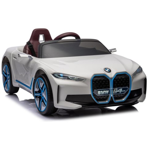 SAMOCHÓD NA AKUMULATOR LICENCJA BMW i4 BIAŁY SAMOCHÓD NA AKUMULATOR LICENCJA BMW i4 BIAŁY