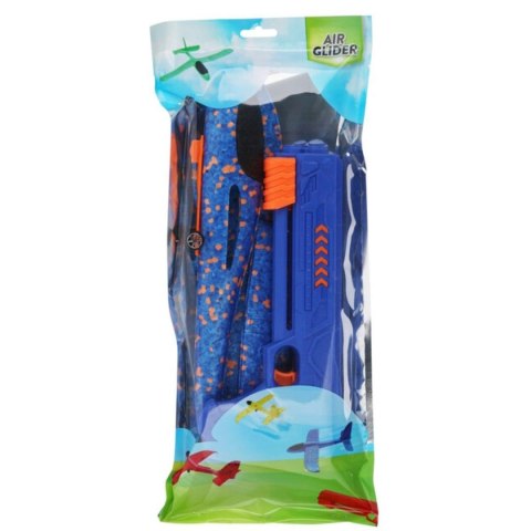 SAMOLOT STYROPIANOWY Z WYRZUTNIĄ 43CM NIEBIESKI SAMOLOT STYROPIANOWY Z WYRZUTNIĄ 43CM NIEBIESKI