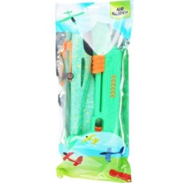SAMOLOT STYROPIANOWY Z WYRZUTNIĄ 43CM ZIELONY