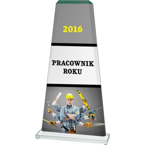 Trofeum szklane z nadrukiem kolorowym LuxorJet Trofeum szklane z nadrukiem kolorowym LuxorJet