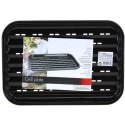 BLASZKA TACKA DO GRILOWANIA 34,5x24CM NON STICK CZARNA