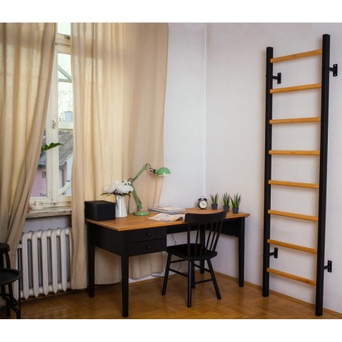 DRABINKA GIMNASTYCZNA DREWNIANO METALOWA NA 4 UCHWYTY BENCHK 200B DRABINKA GIMNASTYCZNA DREWNIANO METALOWA NA 4 UCHWYTY BENCHK 200B
