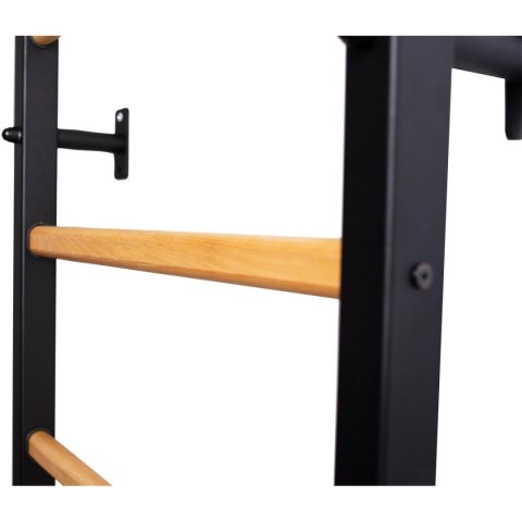 DRABINKA GIMNASTYCZNA DREWNIANO METALOWA Z DREWNIANYM DRĄŻKIEM I AKCESORIAMI BENCHK 211B A076 DRABINKA GIMNASTYCZNA DREWNIANO METALOWA Z DREWNIANYM DRĄŻKIEM I AKCESORIAMI BENCHK 211B A076