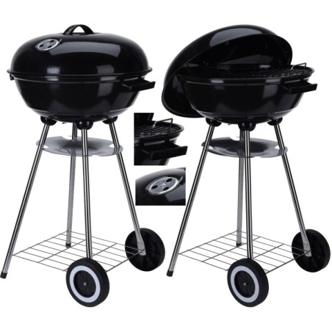 GRILL OGRODOWY KULISTY REX STALOWY ŚR.46CM GRILL OGRODOWY KULISTY REX STALOWY ŚR.46CM