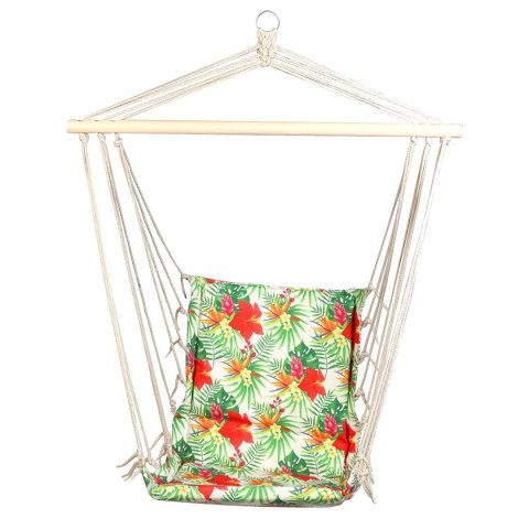 HAMAK FOTEL WISZĄCY BRAZYLIJSKI 100x50CM NATURA Z WSZYTĄ PODUSZKĄ TROPIC JUNGLE HAMAK FOTEL WISZĄCY BRAZYLIJSKI 100x50CM NATURA Z WSZYTĄ PODUSZKĄ TROPIC JUNGLE
